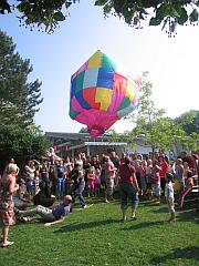 Projektbasteln: Heißluftballon