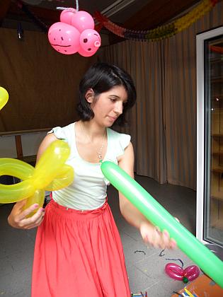 Kinderfest Ballon modellieren 